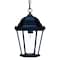 Homeroots 14 x 9.5 x 9.5 in. Richmond 1-Light Matte Black Hanging Light 398003 - alternate 4
